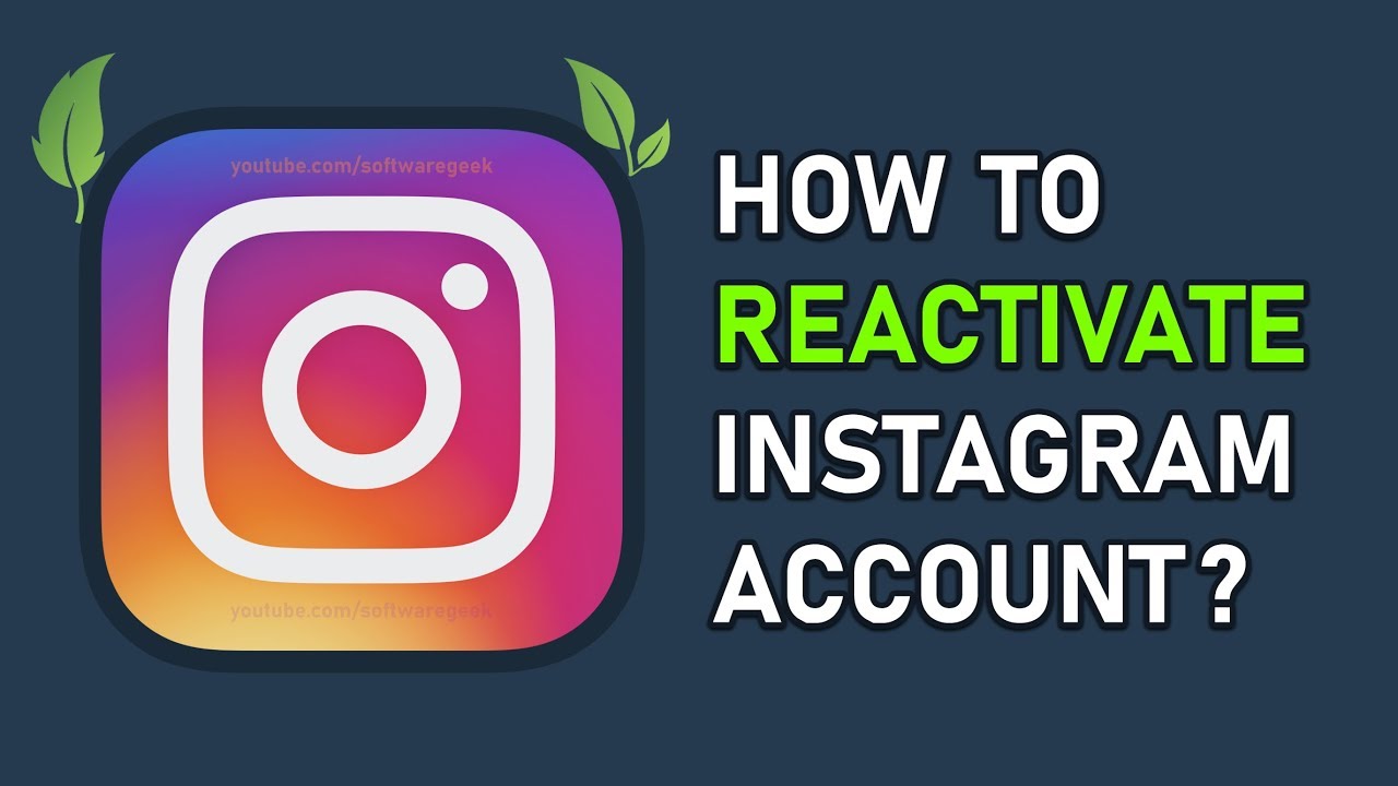 Deactivate Instagram account: how to recover it